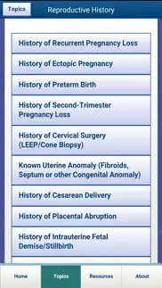 preconception care app iphone screenshot 2