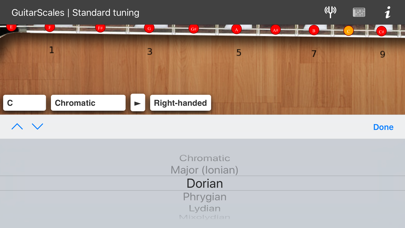 Guitar scales and modes Pro Screenshot