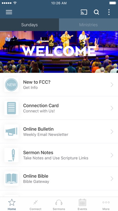 First Christian Church of Napa Screenshot