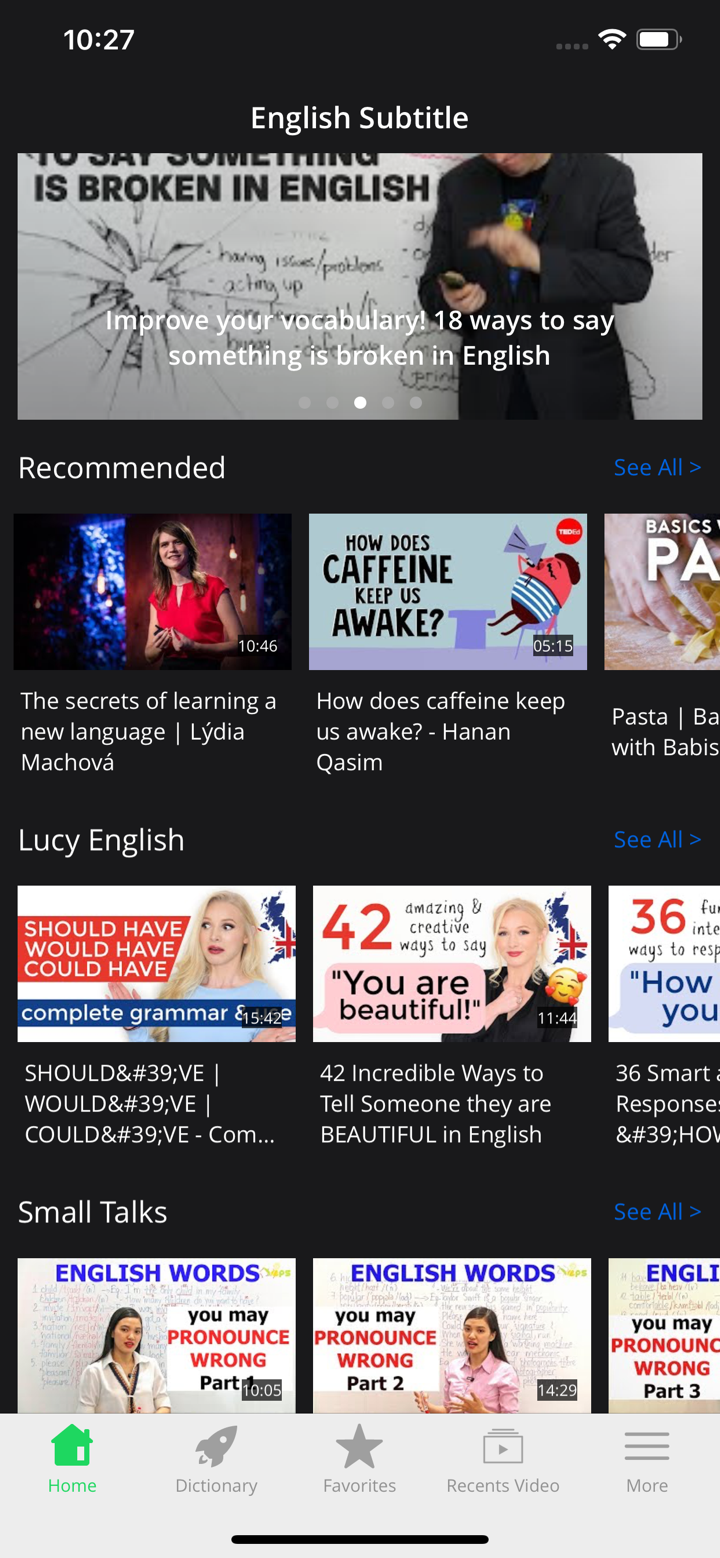 English Subtitle: Learn Engvid screenshot 1