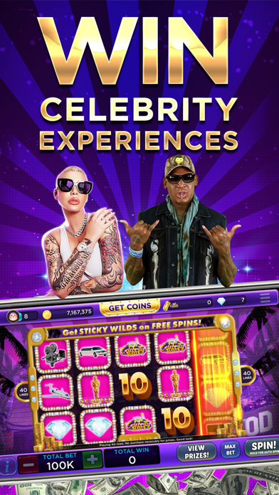Celebrity Slots & Sweepstakes Screenshot