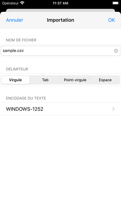 Screenshot #3 pour CSVReader