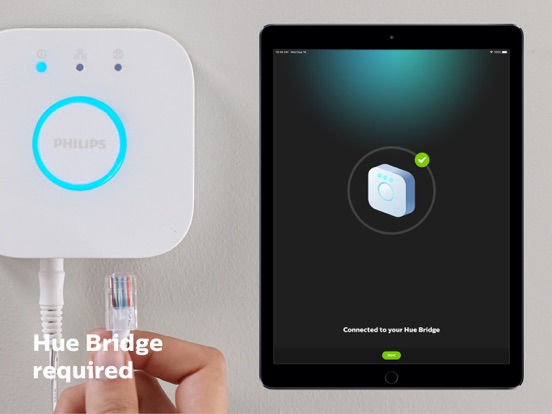 Philips Hue Sync iPad app afbeelding 4