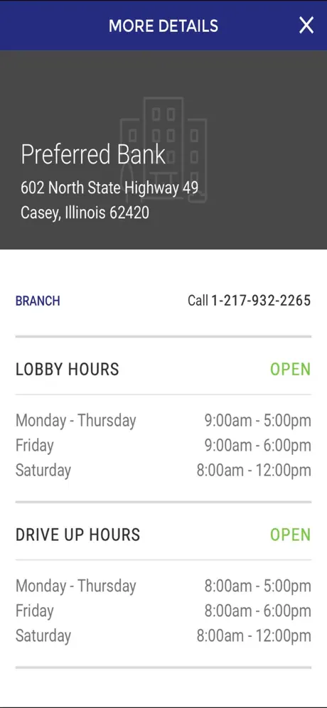 Preferred Bank, Illinois