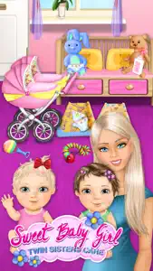 Sweet Baby Girl Twin Sisters screenshot #1 for iPhone