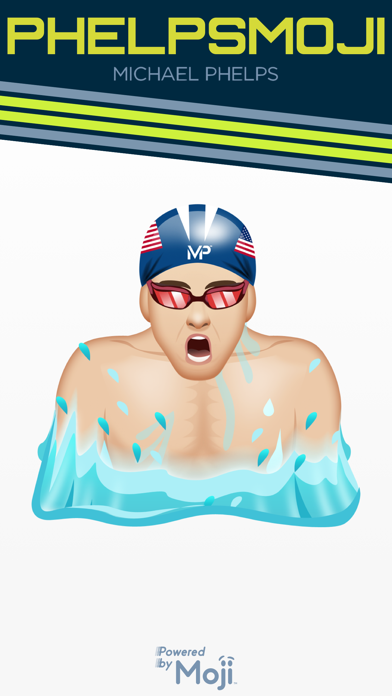 Screenshot #1 pour PhelpsMoji by Michael Phelps