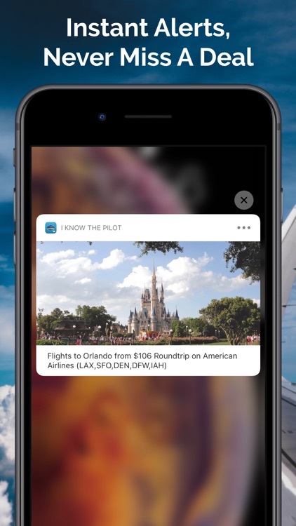I Know The Pilot. Flight Deals