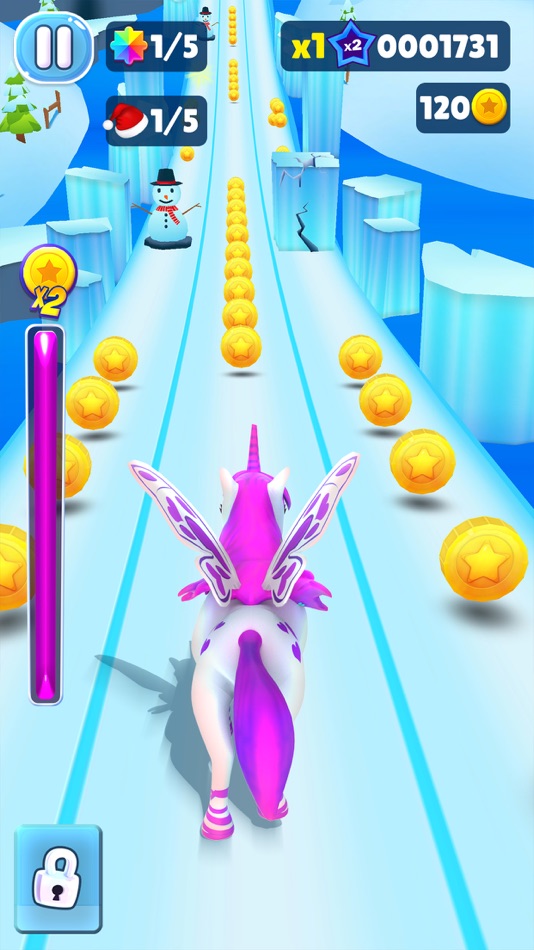 #6. Magical Pony - Unicorn Runner (iOS) Podle: BigCode Games Pvt Ltd