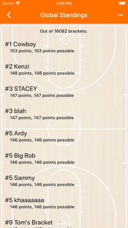 Bracket Tracker