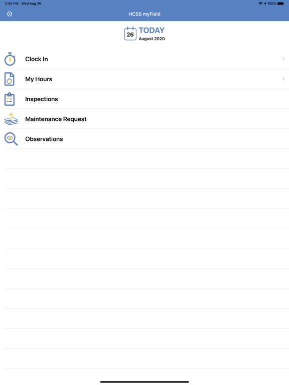 Screenshot #4 pour HCSS myField: Track job hours