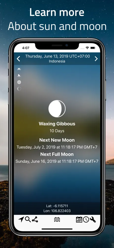 Luminos Map: Twilight Nav Tool