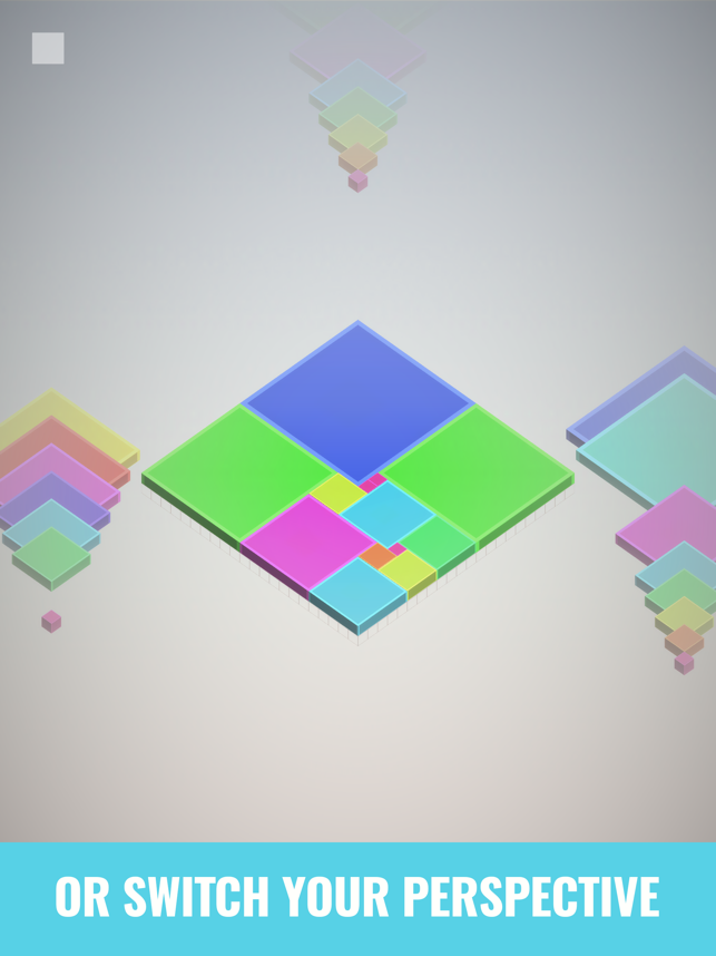 ‎Isometric Squares - puzzle ² Screenshot