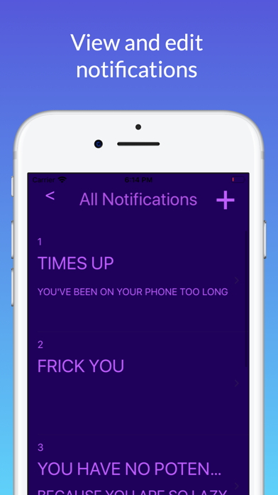 Rude Phone iPhone screenshot 4 - Utilities app