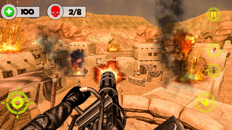 Desert Storm Gunship Gunner 3d