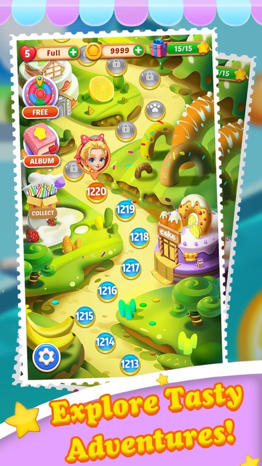 #5. Cake Jam Drop - New Match Game (iOS) 由: 彬 王