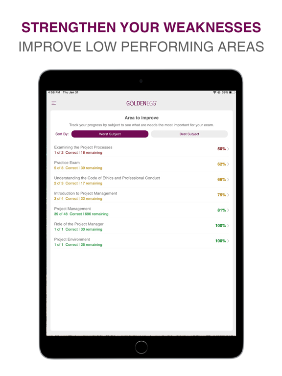 CAPM Practice Test Pro iPad screenshot
