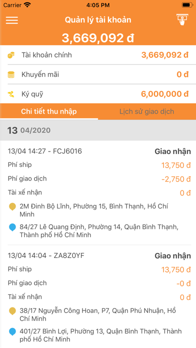 Tài xế Ship60:Thu nhập ổn định screenshot 2