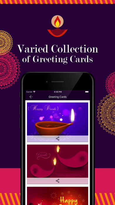 Happy Diwali Cards & Wishes Screenshot