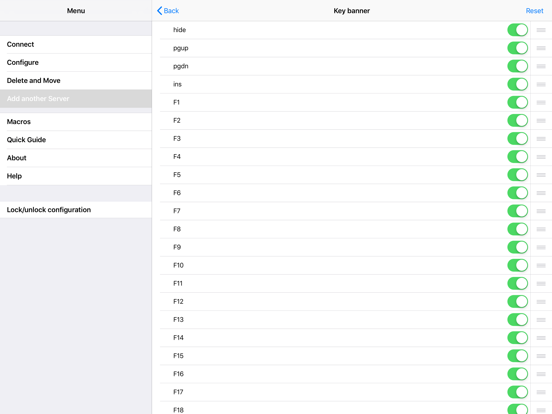 TN5250 iPad app afbeelding 5