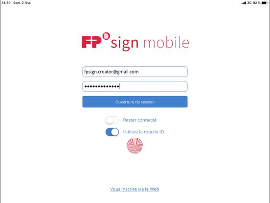 Screenshot #4 pour FP Sign mobile