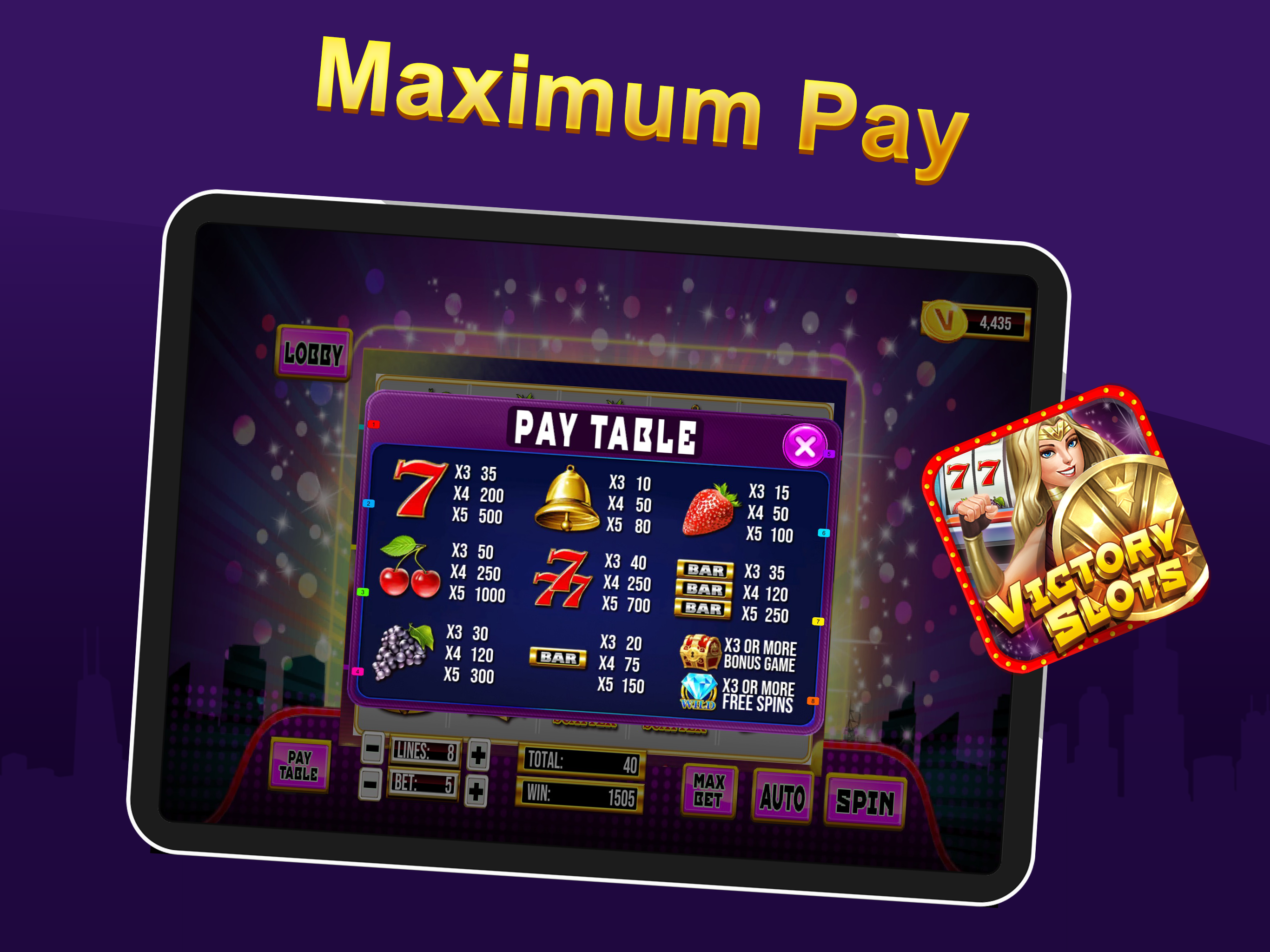 Victory Slots Casino Game