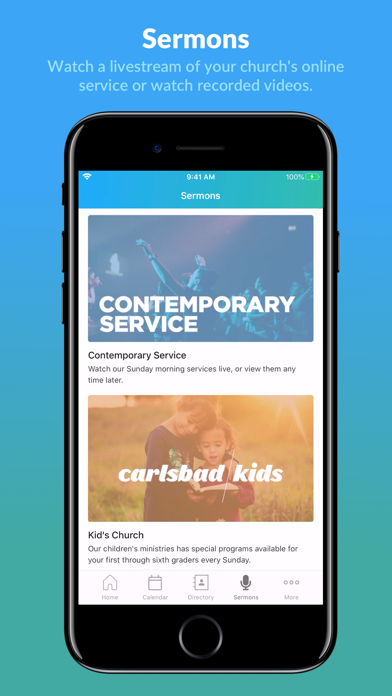 Church Center App Screenshot