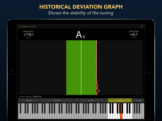 Piano Tuner PT1 iPad app afbeelding 4