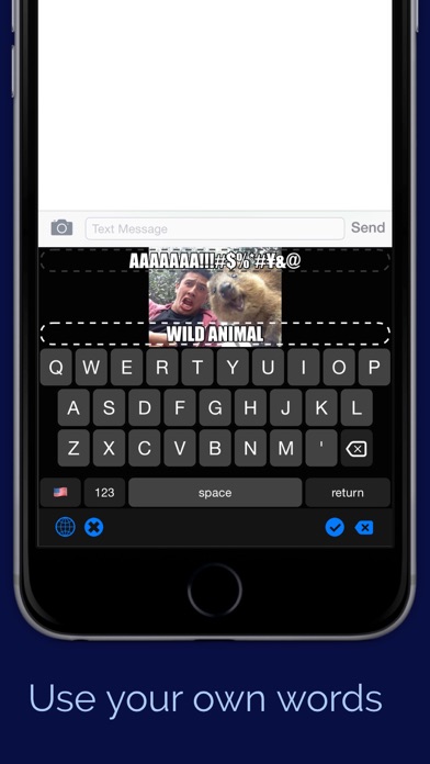 Screenshot #3 pour Meme Keyboard. Créez vos memes
