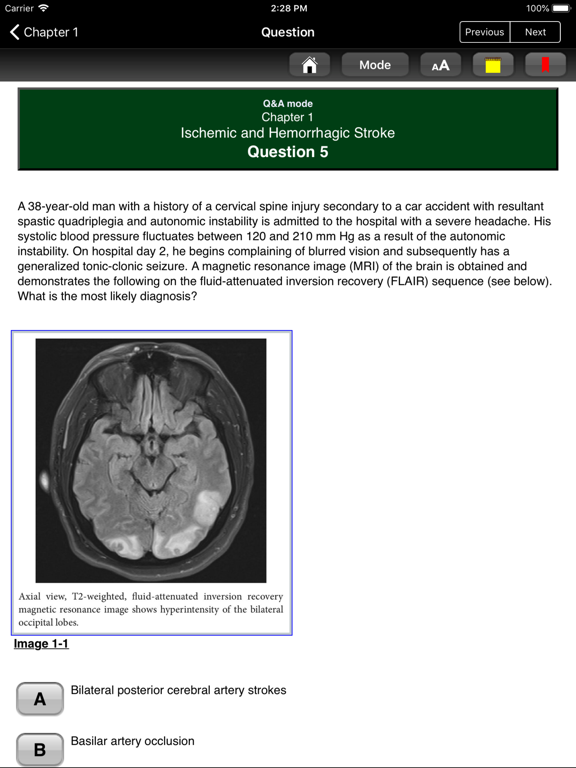The NeuroICU Board Review iPad screenshot 3 - Medical app