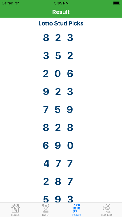 Lotto Stud Pick3 Screenshot