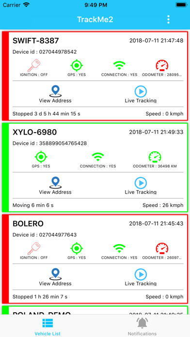 Screenshot #2 pour Trackme2