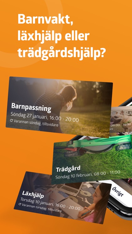 Yepstr: barnvakt, läxhjälp etc