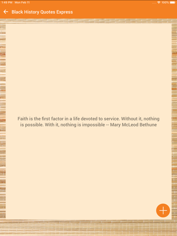 Black History Quotes Express iPad screenshot 5 - Book app