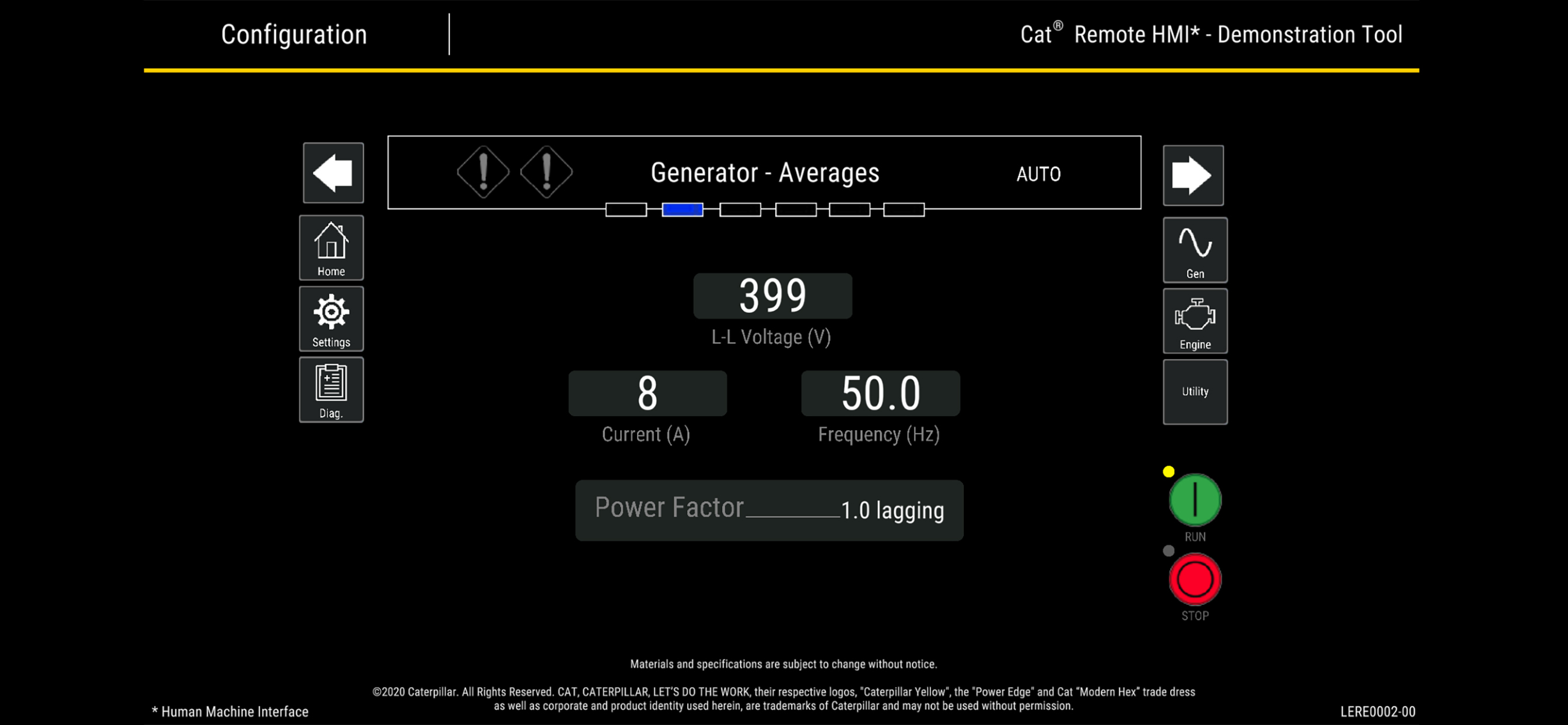 Cat® Remote HMI Demonstrator screenshot 3