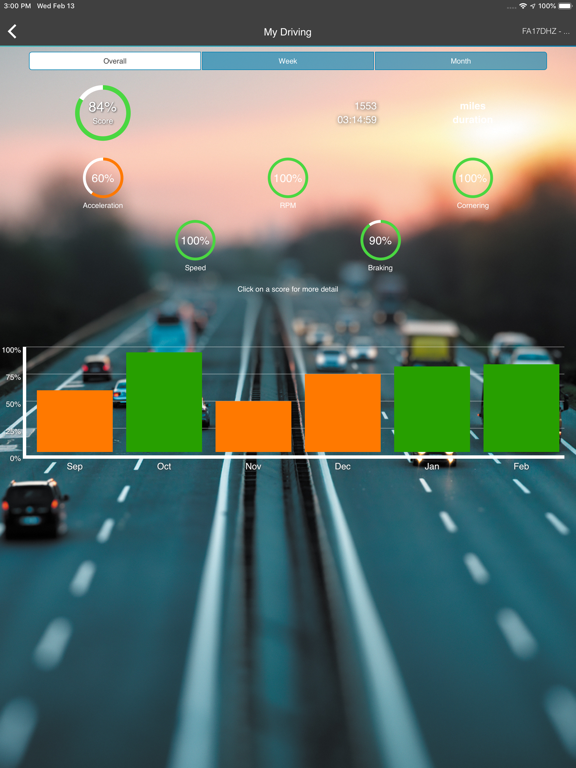 Trakm8 Connect iPad screenshot