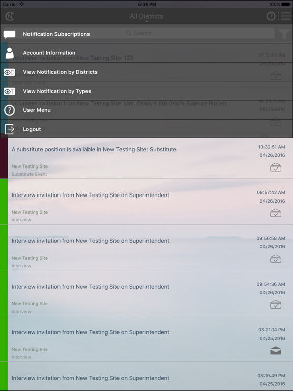 Screenshot #5 pour SchoolStream Notifications