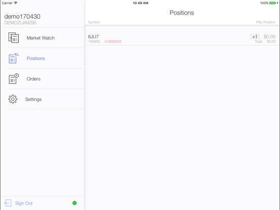 Zlantrader iPad screenshot 2 - Finance app