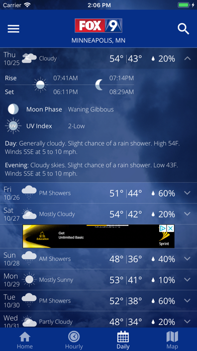 FOX 9 Weather – Radar & Alerts Screenshot