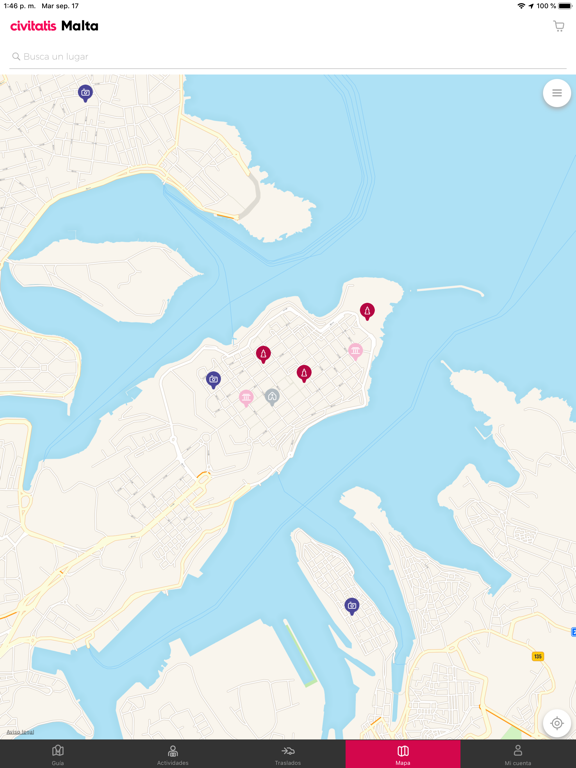 Guía de Malta Civitatis.com iPad screenshot 4 - Travel app