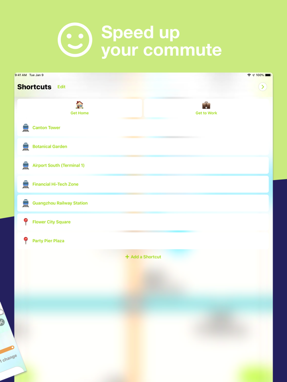Screenshot #5 for Guangzhou Metro Route planner