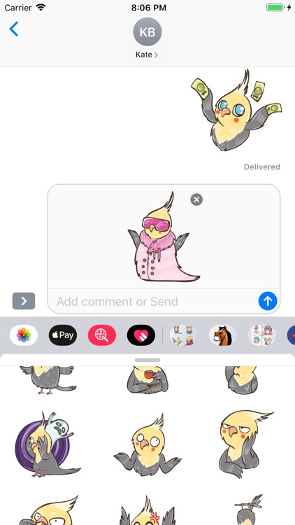 ParrotMoji - Parrot Stickers screenshot-4