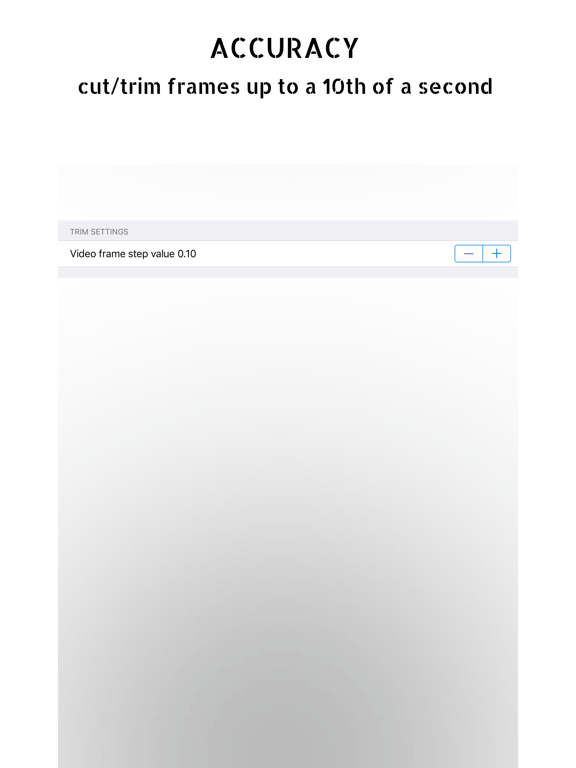 Trim Videos - Easy cut & split iPad screenshot 5 - Photo & Video app