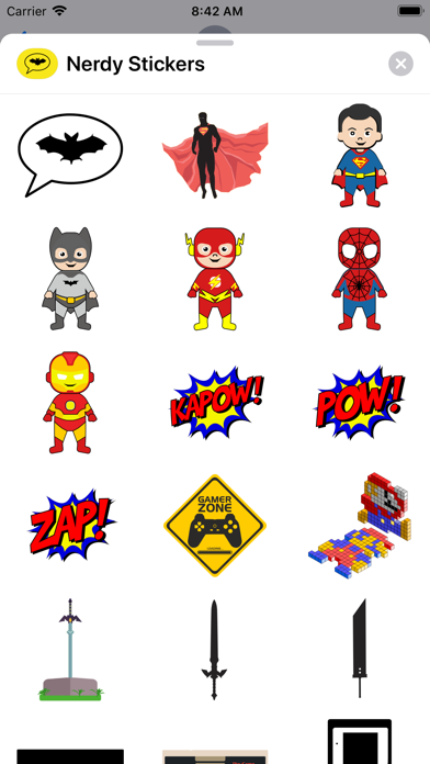 Nerdy Stickers: For Cool Nerds screenshot 2