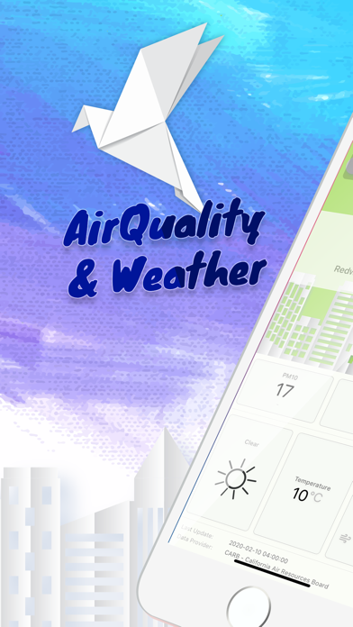 Screenshot #1 pour AQ+ AirQuality & Weather Chat