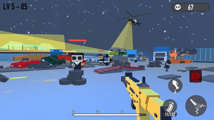 Block Shooting Hero - Gun Game