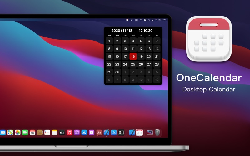 Screenshot #2 pour OneCalendar - Desktop Calendar