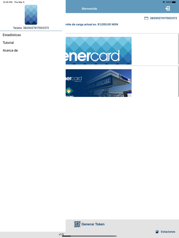 Enercard Movil iPad screenshot
