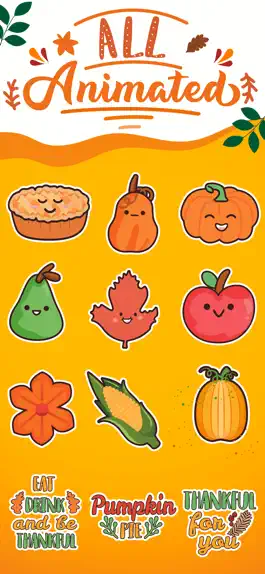 Game screenshot Thanksgiving Day Stickers * apk