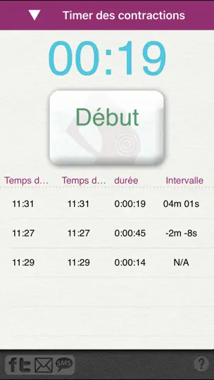 Capture d'écran de IPregnant Lite sur iPhone 5