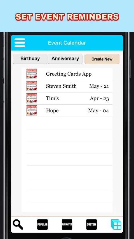 Greeting Cards App